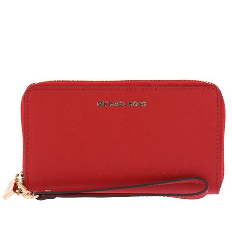 michael kors wallet women red|Michael Kors small red purse.